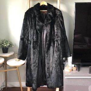Casablanca Rabbit Fur Long Coat